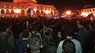 Erivan'da protestocular
