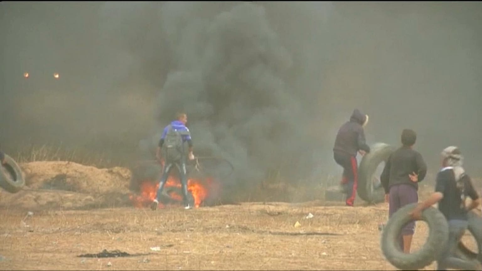Al menos dos palestinos han muerto en la Franja de Gaza