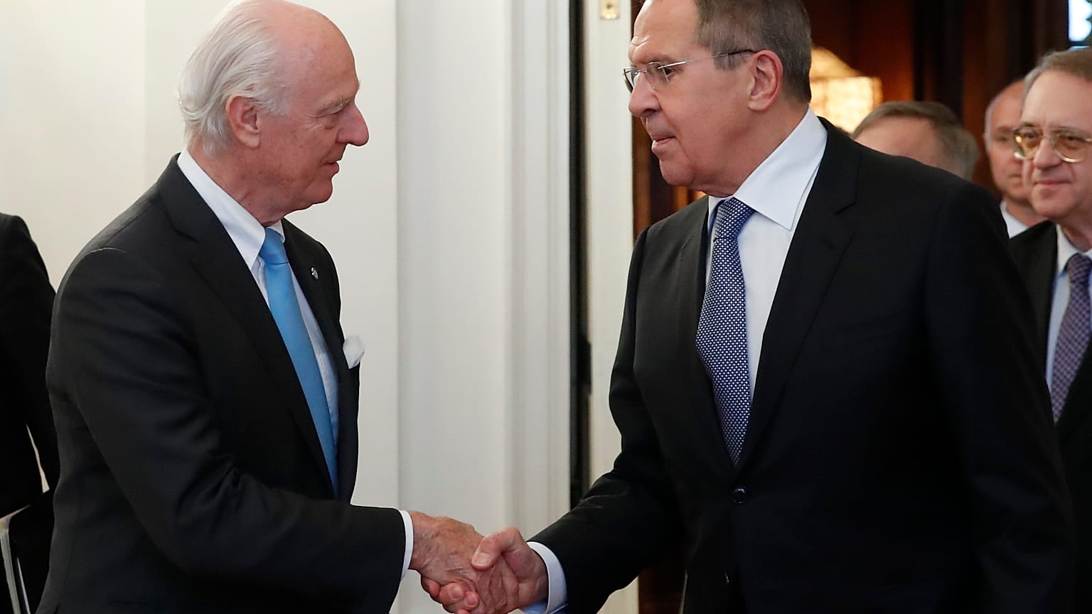 Giftgasuntersuchung: De Mistura macht Druck