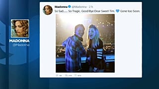 A tristeza expressada por Madonna através das redes sociais