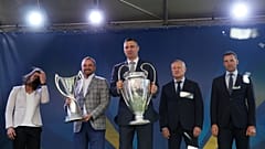 Champions League trophy arrives in Kiev