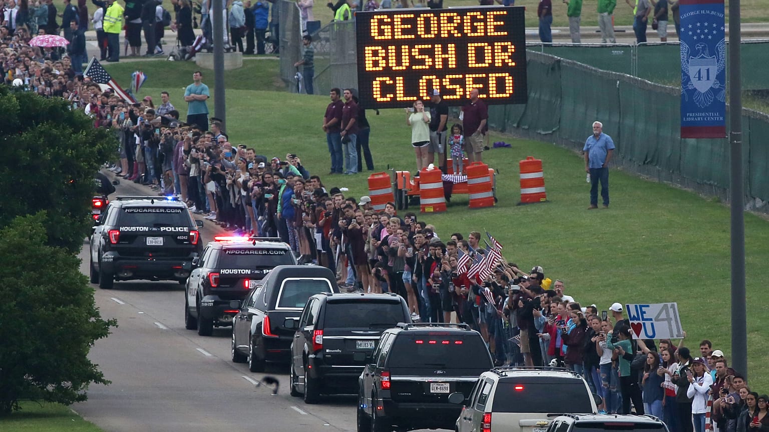 Texas: Letztes Geleit für Barbara Bush († 92)