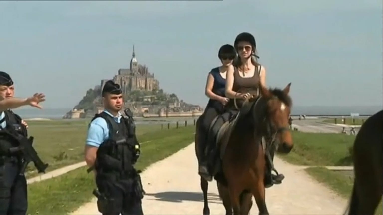 Panik am Mont-Saint-Michel in Frankreich