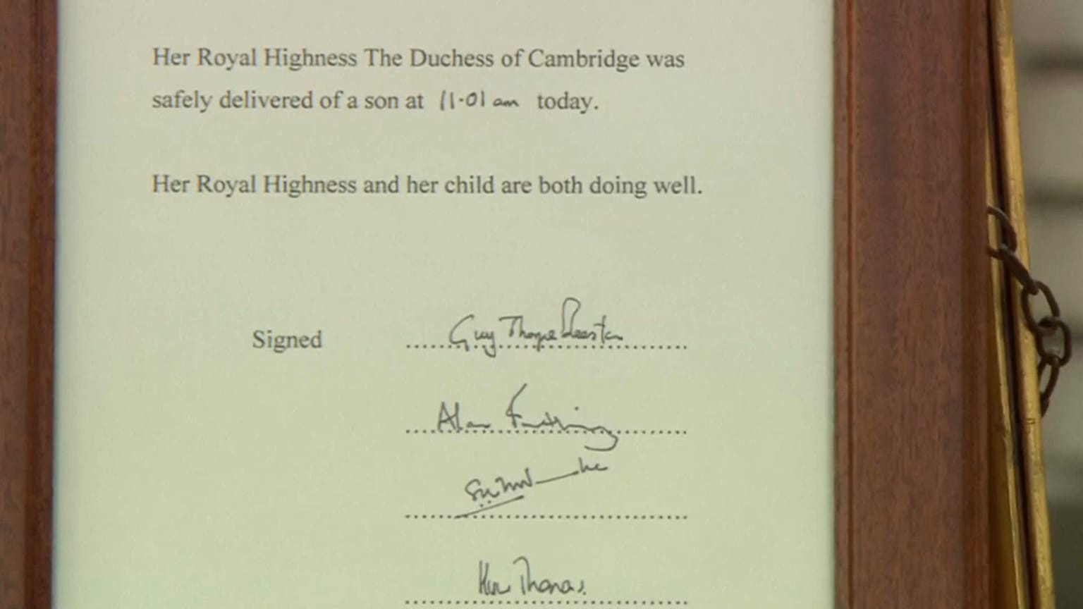 Los duques de Cambrigde han tenido un niño