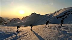 Novo recorde de travessia dos Alpes
