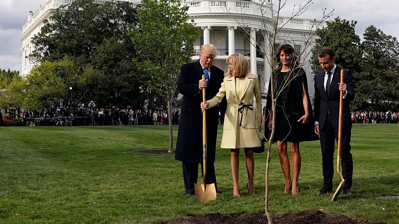 Iránról is tárgyal Trump és Macron