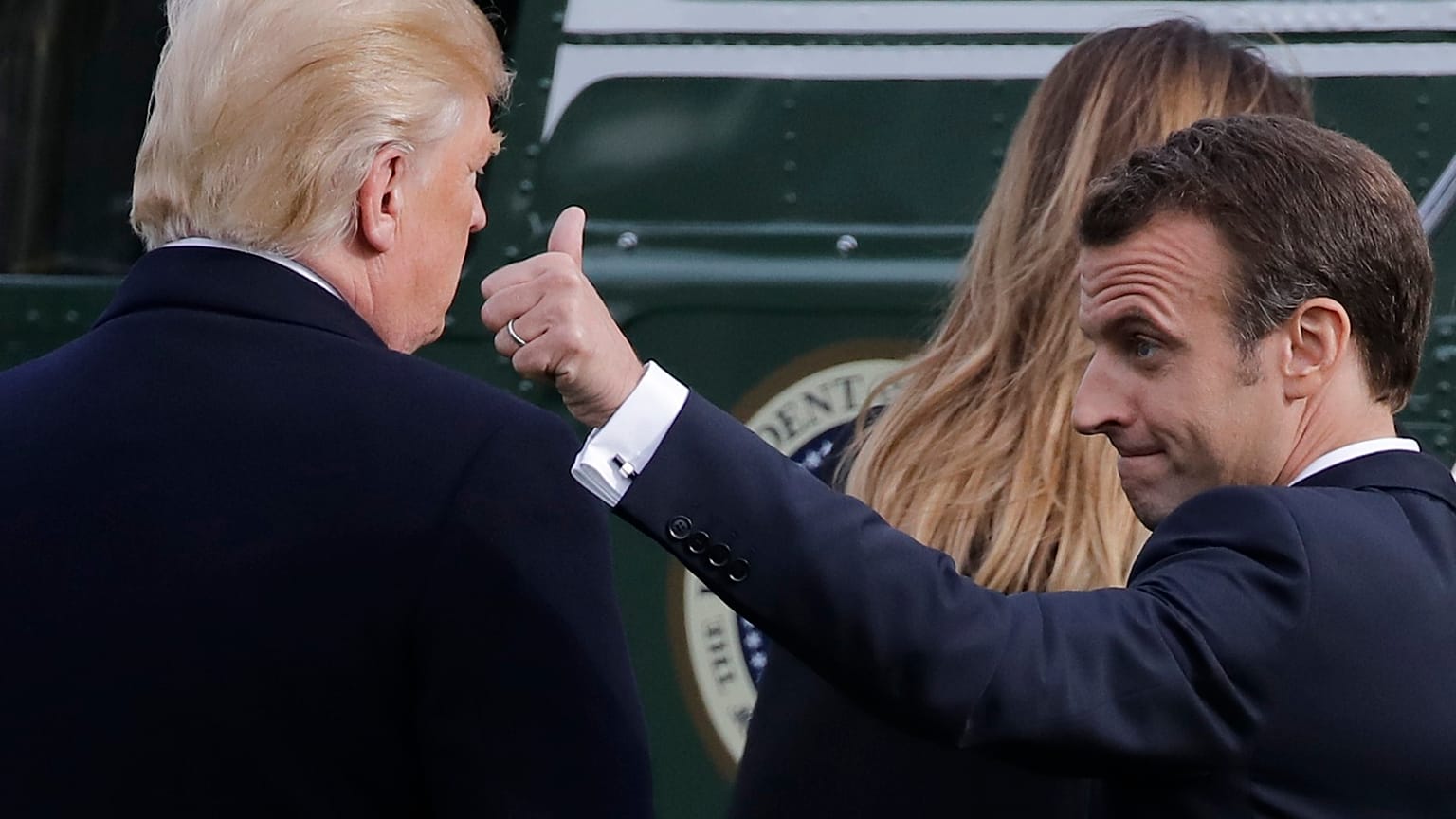 Macron'la Trump'un zorlu gündemi
