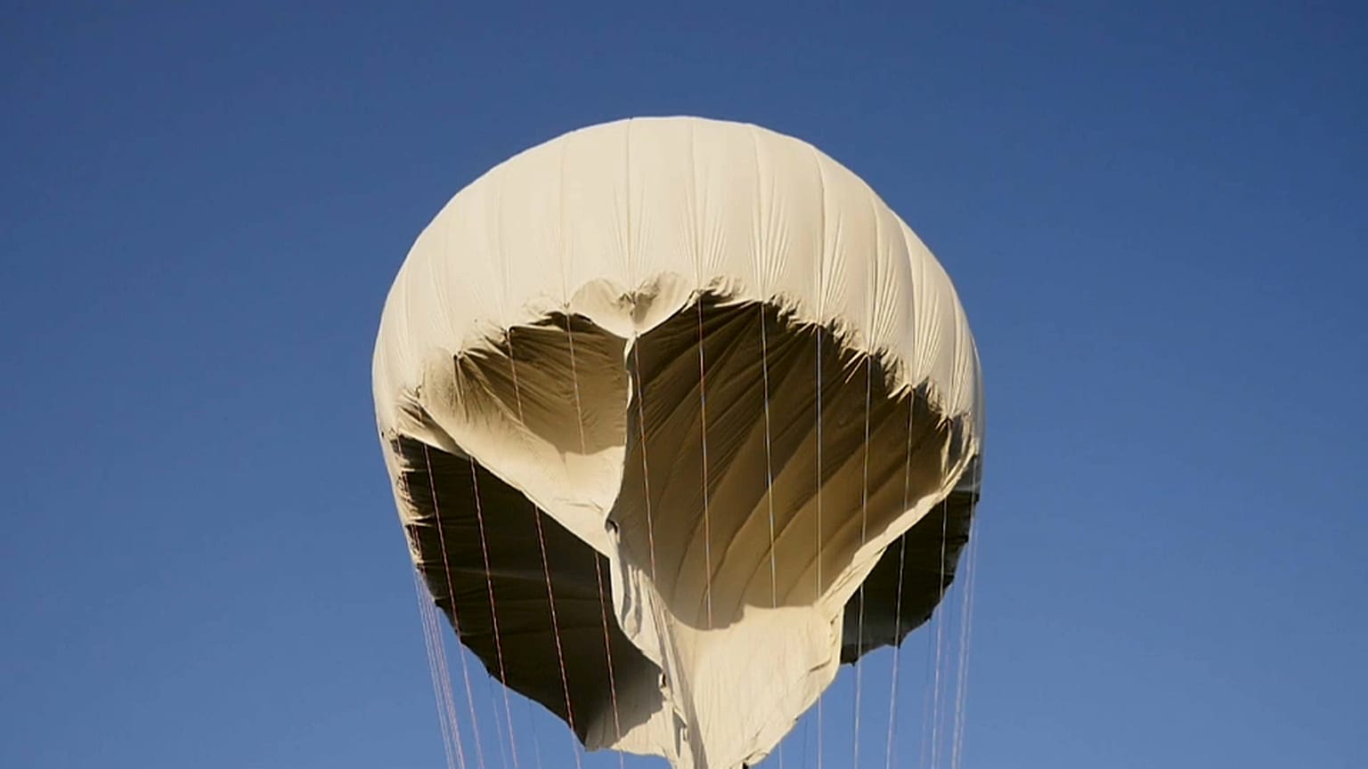 Solar powered Zephyr balloon takes to the sky