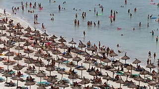A beach in Palma