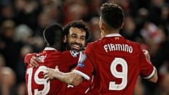 محد صلاح و دیگر بازیکنان لیورپول