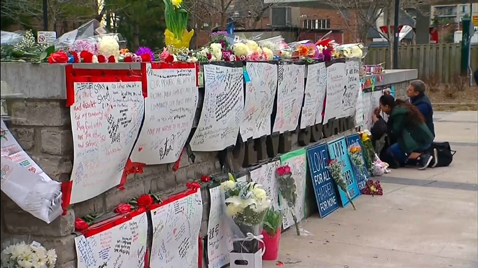 Strage di Toronto: l'omaggio delle vittime