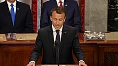 Emmanuel Macron parla al congresso Usa a camere riunite 