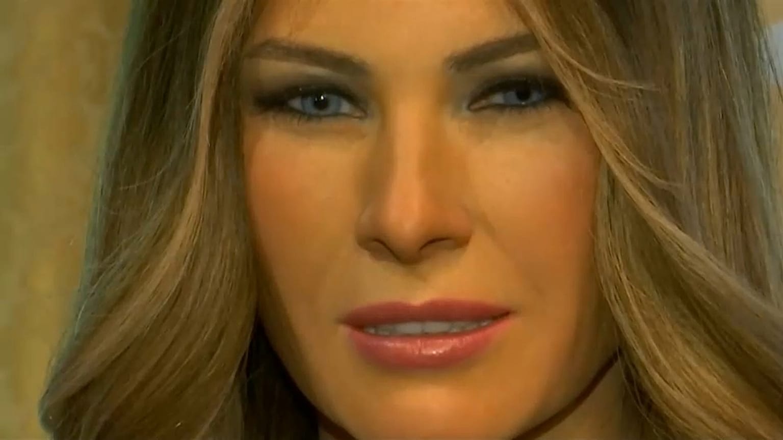 Melania Trump als Wachsfigur