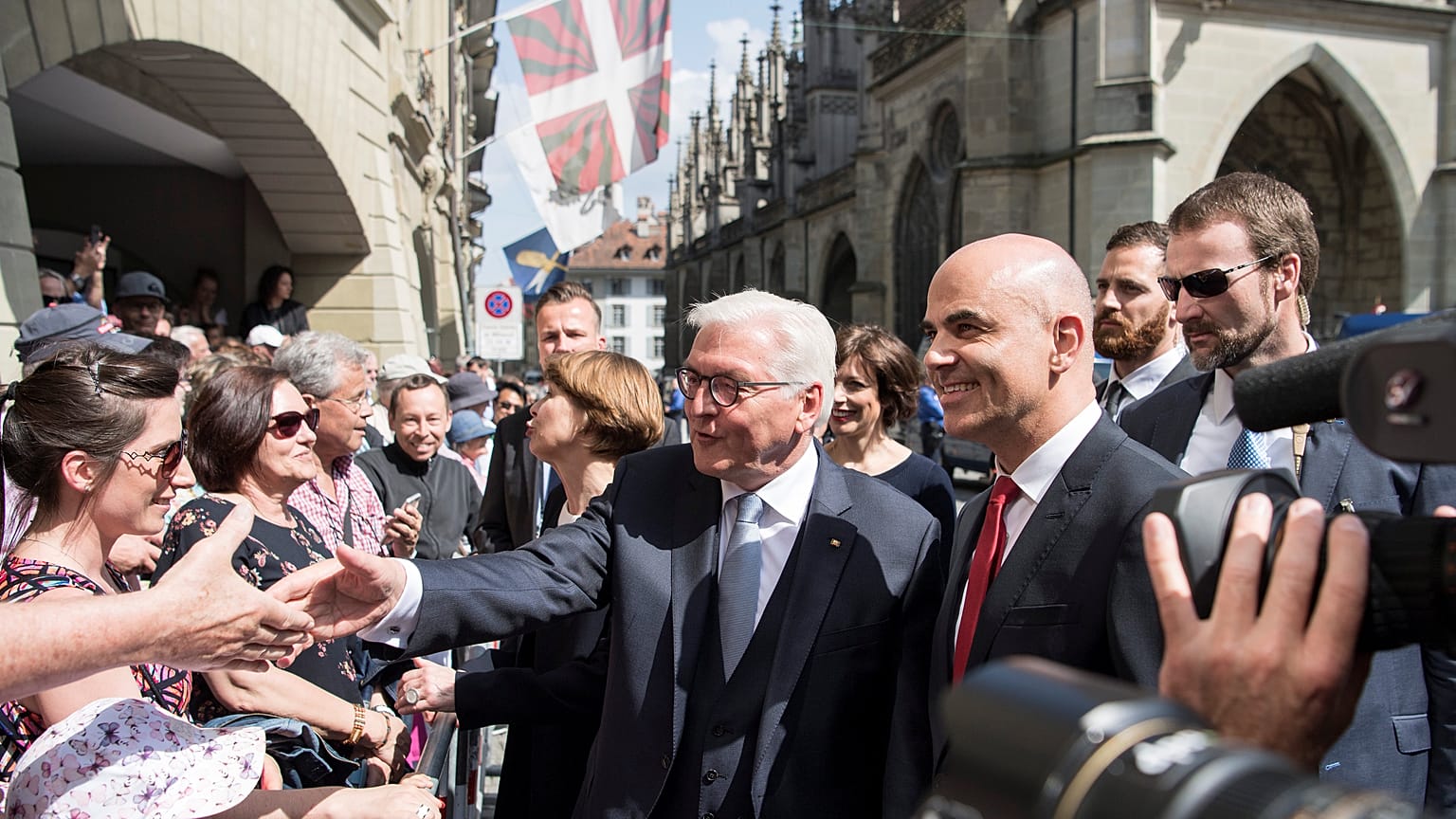 Staatsbesuch bei Freunden: Deutscher Bundespräsident Steinmeier in Schweiz