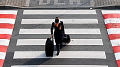 Schwebende Balken: Erster 3D-Zebrastreifen in Deutschland