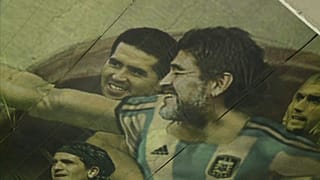 Maradonna depicted as God in Buenos Aires football club mural