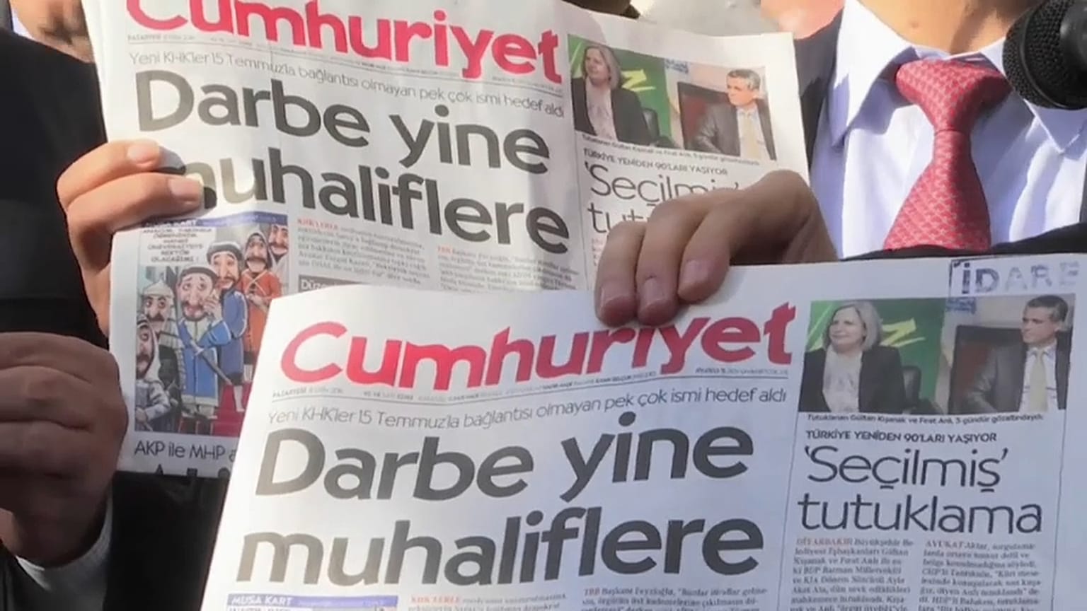 Cumhuriyet : "Vous aurez honte devant l'Histoire"