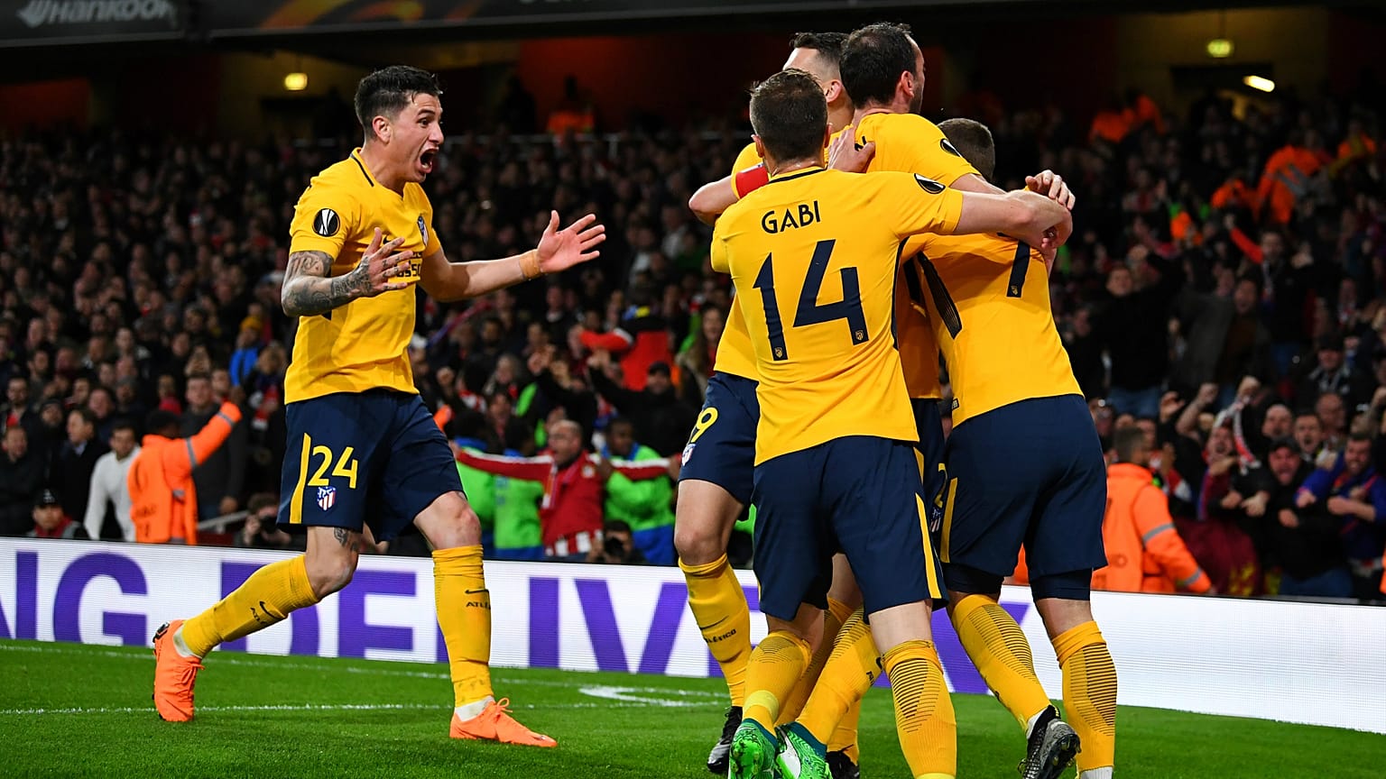 UEFA Avrupa Ligi'nde Atletico Madrid ile Marsilya avantajı elde etti
