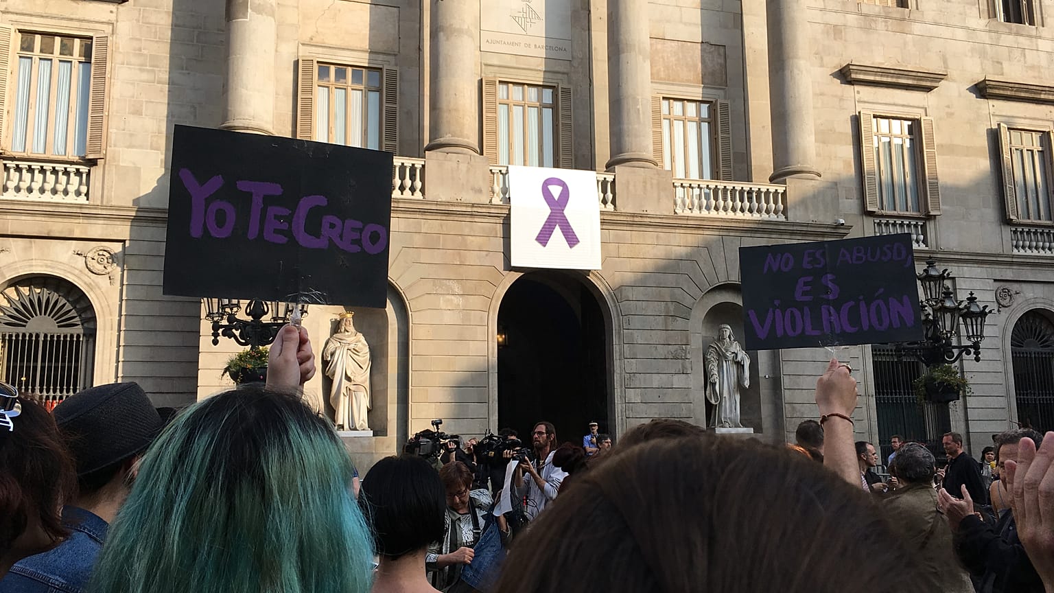 Contra "La Manada" en Barcelona: “¡No es abuso, es violación!”