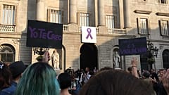Contra "La Manada" en Barcelona: “¡No es abuso, es violación!”