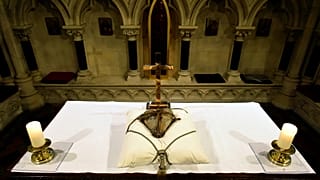 Preserved heart of Dublin's patron saint returned home