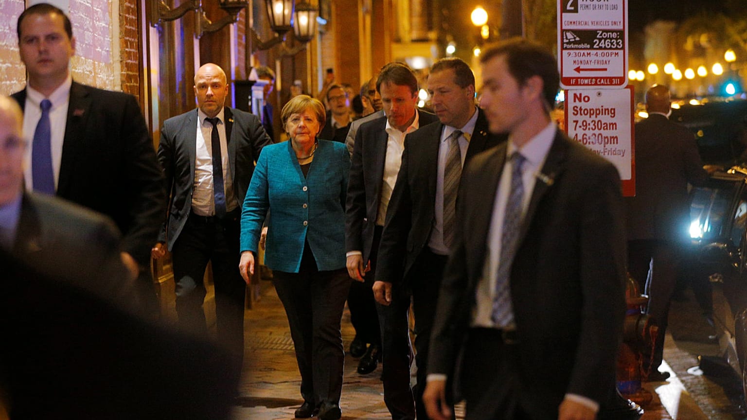 Almanya Başbakanı Angela Merkel Washington'da 