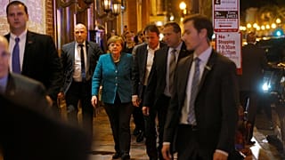 Almanya Başbakanı Angela Merkel Washington'da 