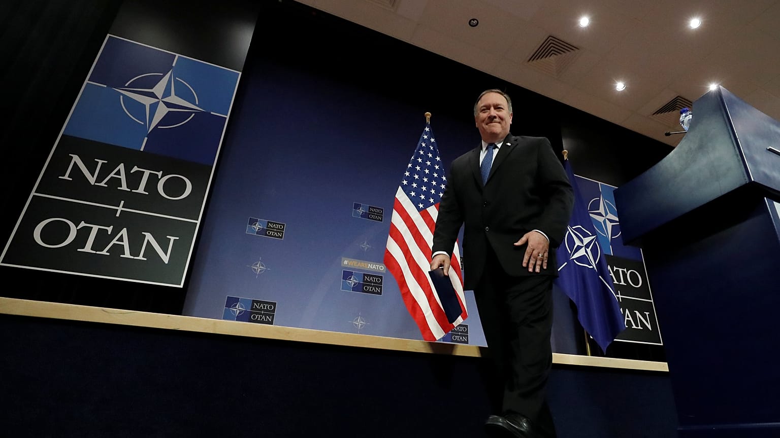 Mike Pompeo à Bruxelles pour rassurer l'OTAN