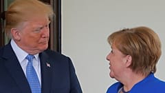 Merkel já está reunida com Donald Trump