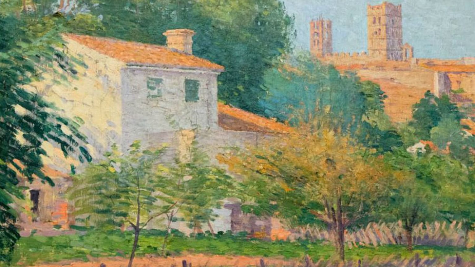 "Vue d'Elne" (View of Elne) by Etienne Terrus