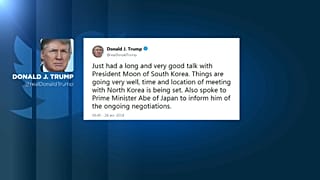 Trump: Kuzey Kore ile görüşmek için hazırlıklar yapılıyor
