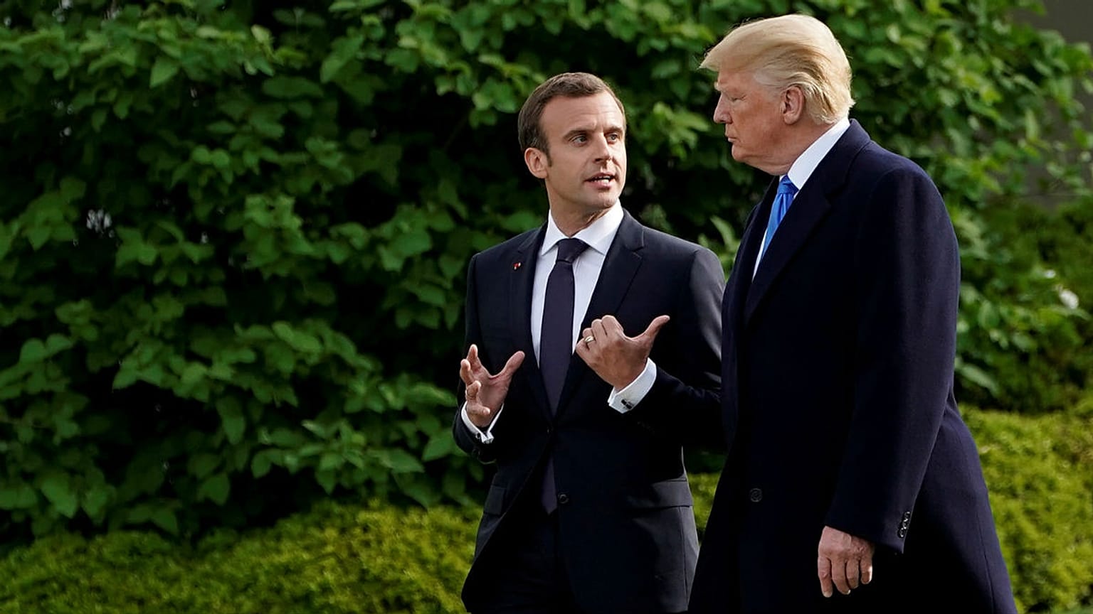  Donald Trump - Emmanuel Macron