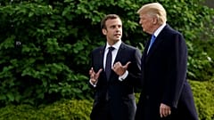  Donald Trump - Emmanuel Macron