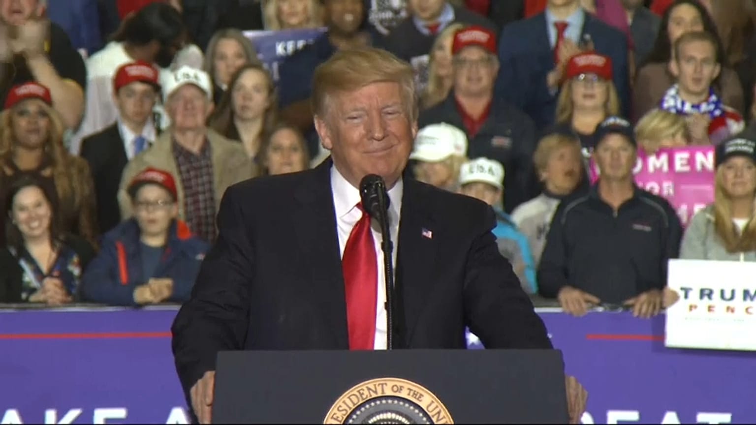 Trump talks tough on trade
