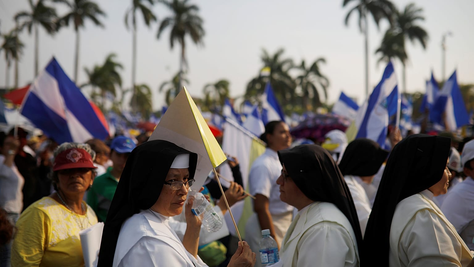 Los nicaragüenses católicos piden paz, justicia y la salida de Daniel Ortega