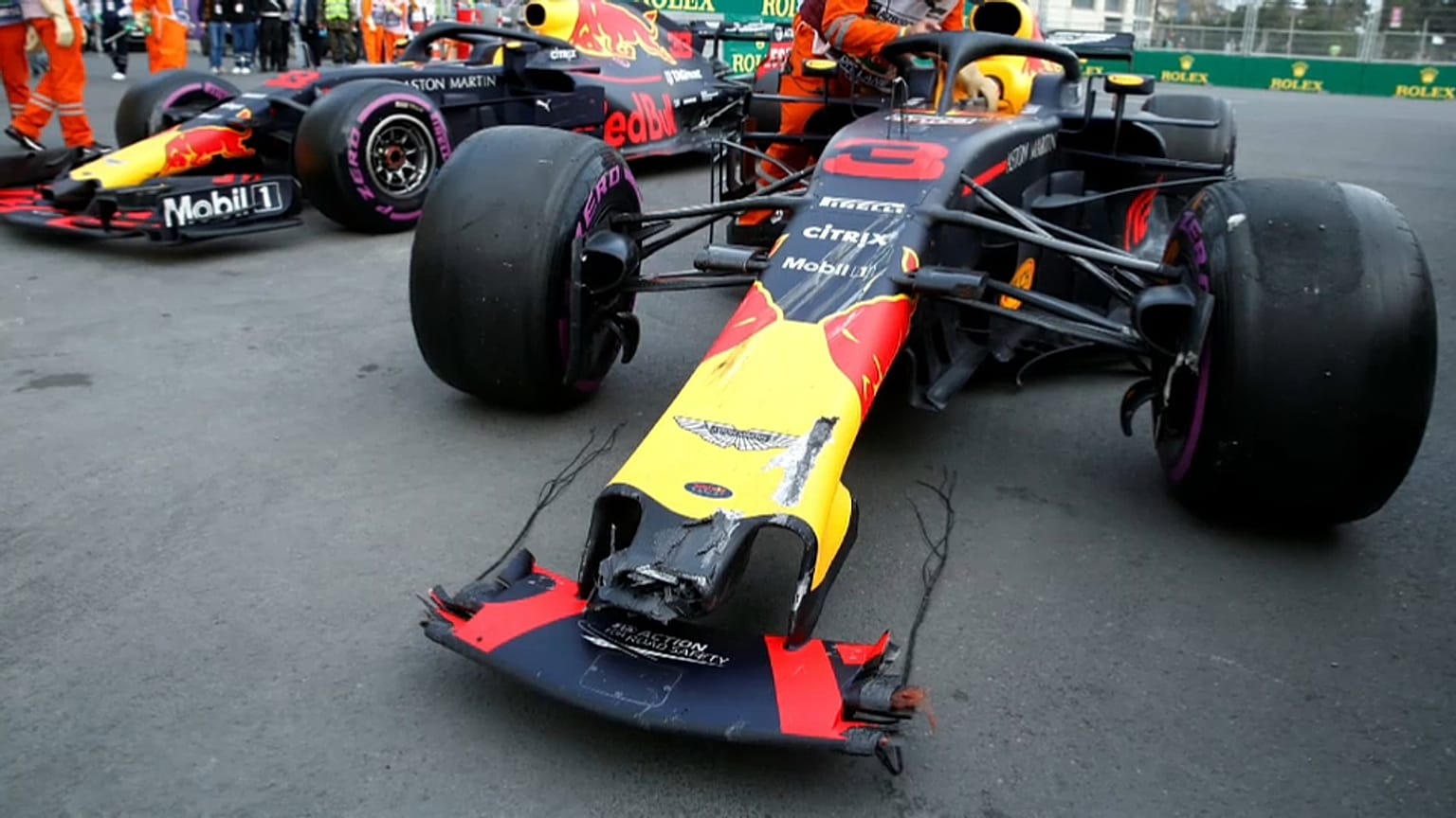 Formula 1 Azerbaycan GP'de klasmanı değiştiren kaza