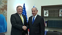 بومبيو من إسرائيل: اما تغيير الاتفاق النووي مع إيران أو الانسحاب منه 