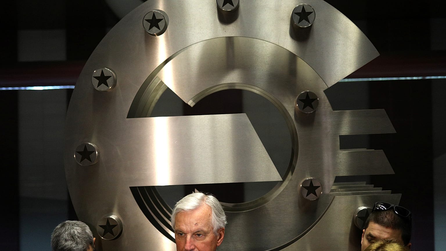 Michel Barnier at an event in Bulgaria