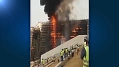 Incêndio no Grande Museu Egípcio