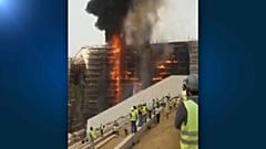 Incendio en el Gran Museo Egipcio de El Cairo