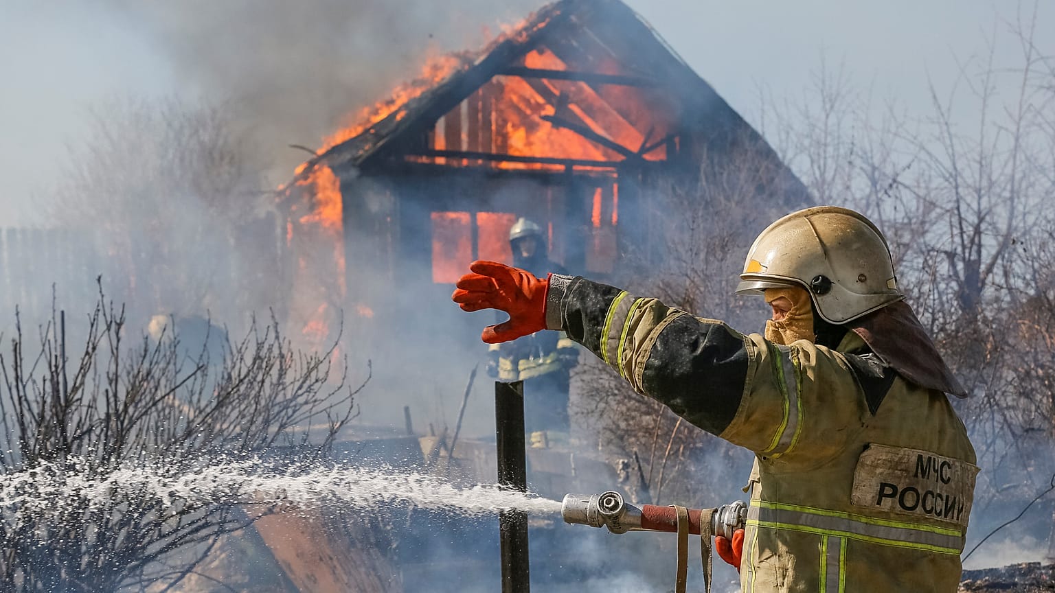 La taïga russe en proie aux flammes
