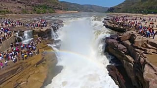 La cascade qui déplace les foules