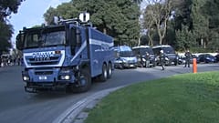Máxima seguridad ante el partido Roma-Liverpool de Liga de Campeones