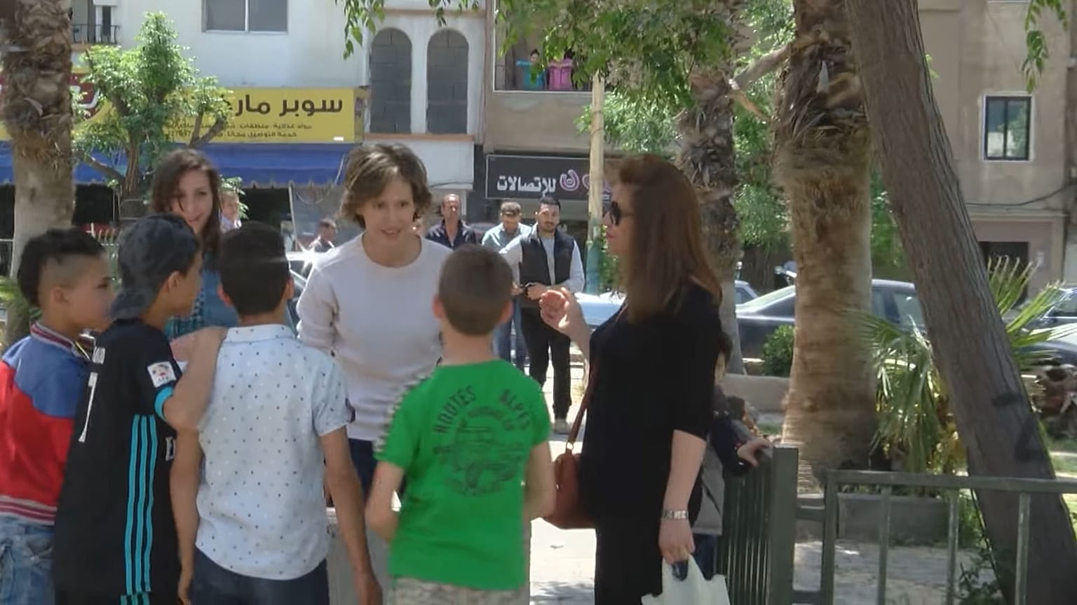 أسماء الأسد في مدينة حمص