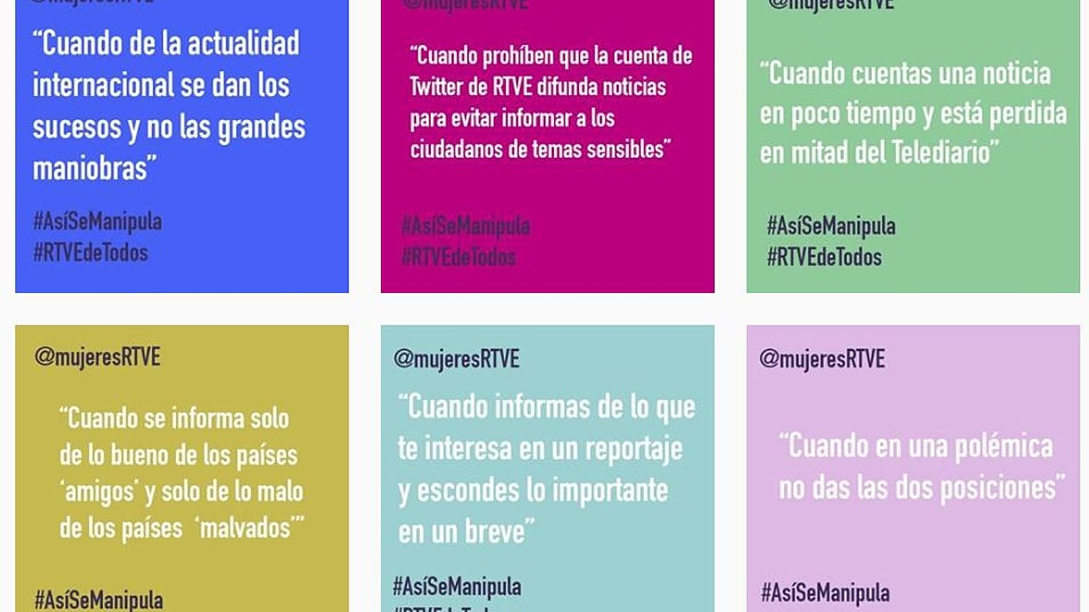 #AsíSeManipula: Trabajadoras de RTVE no descartan represalias por su campaña de denuncia