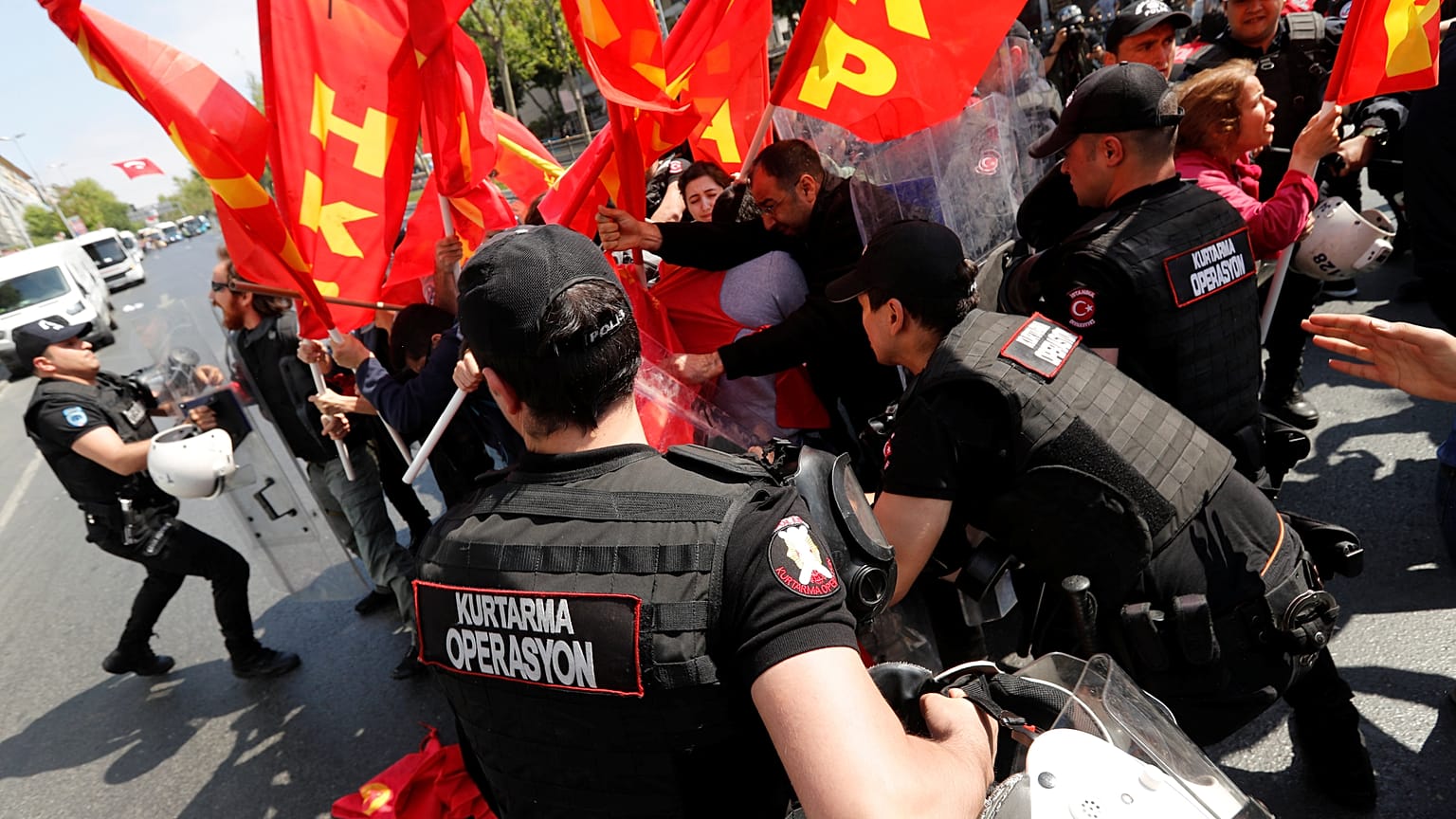 Τουρκία: Επεισόδια στις διαδηλώσεις για την Πρωτομαγιά