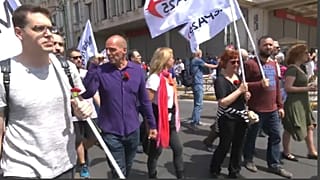 Varoufakis al Primo Maggio greco