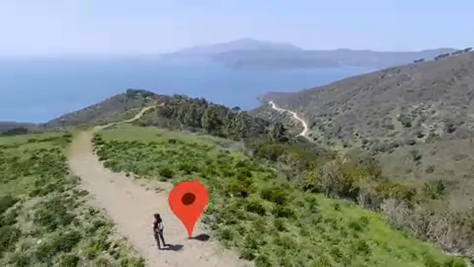 Η νήσος Έλβα χαρτογραφείται από άκρη σ' άκρη