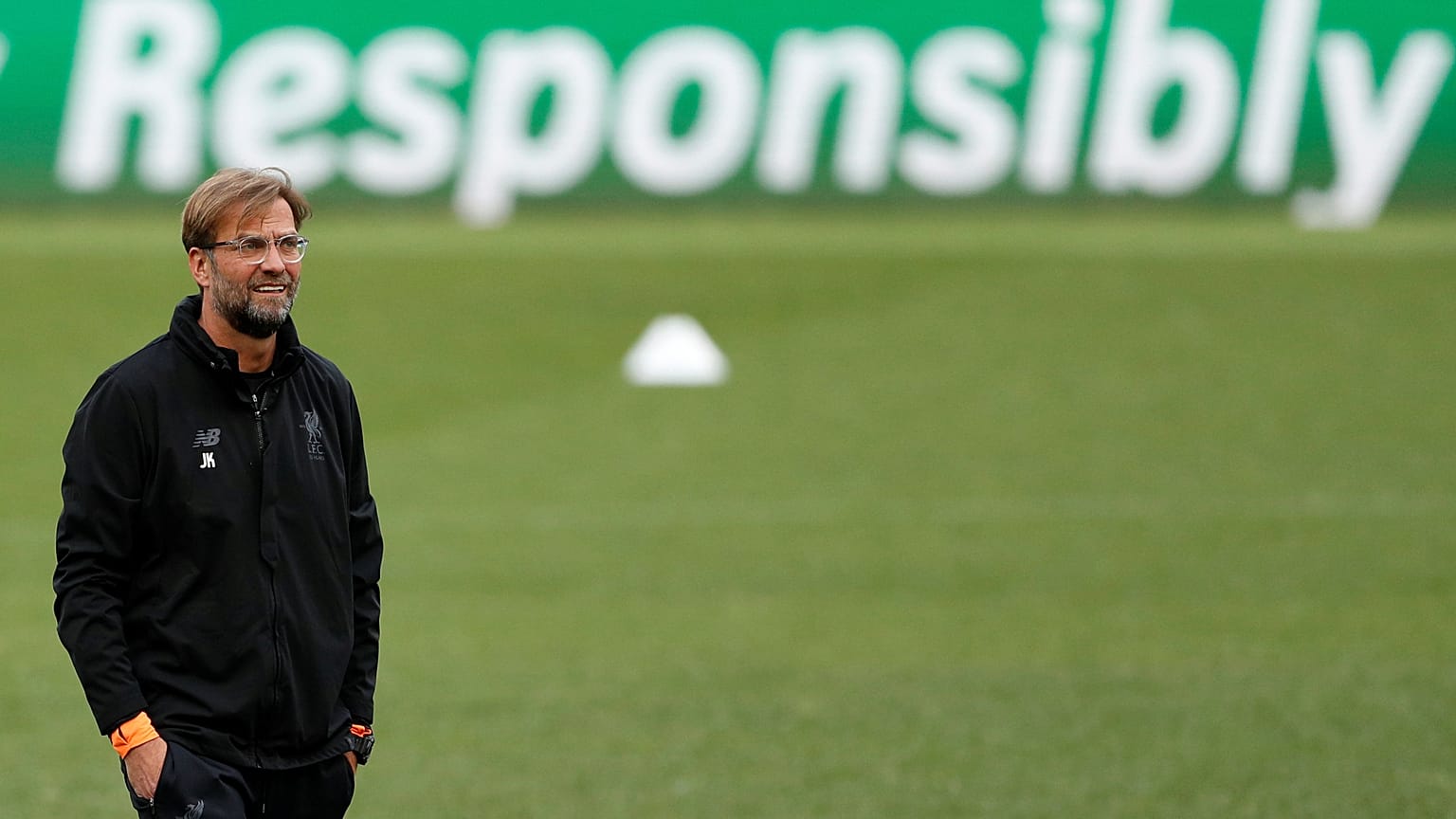 Liverpool-Trainer Jürgen Klopp beim Training vor dem Rückspiel