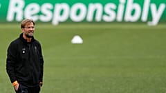 Liverpool-Trainer Jürgen Klopp beim Training vor dem Rückspiel